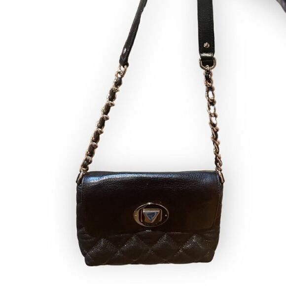 Kate Spade Gold Coast Black Leather Charlize Bag - Picture 6 of 16